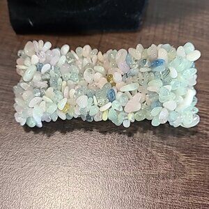 Gemstone Chip Bracelet Multi Colors Stretchy‎ Fashion Jewelry Pre-Owned